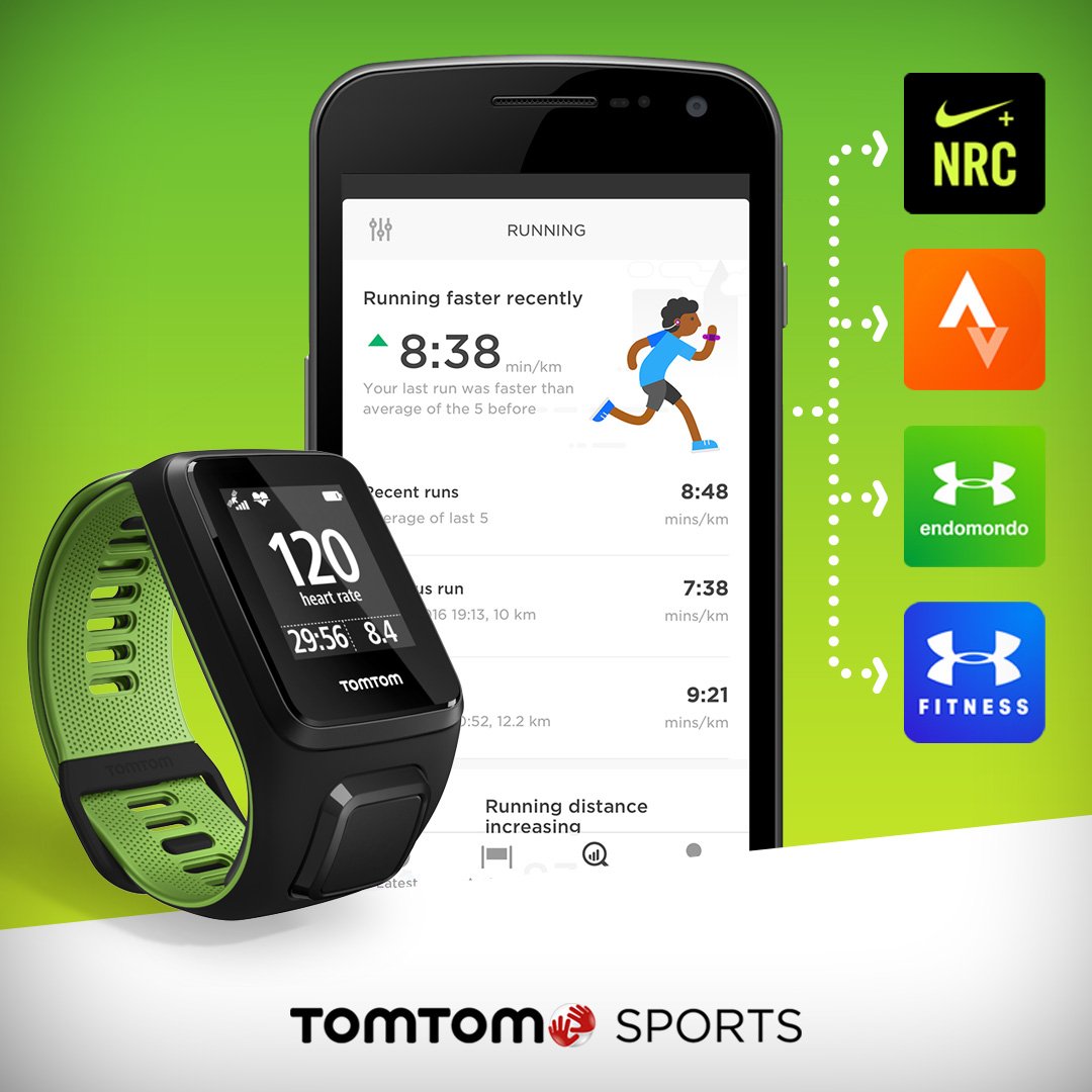 tomtom runner strava
