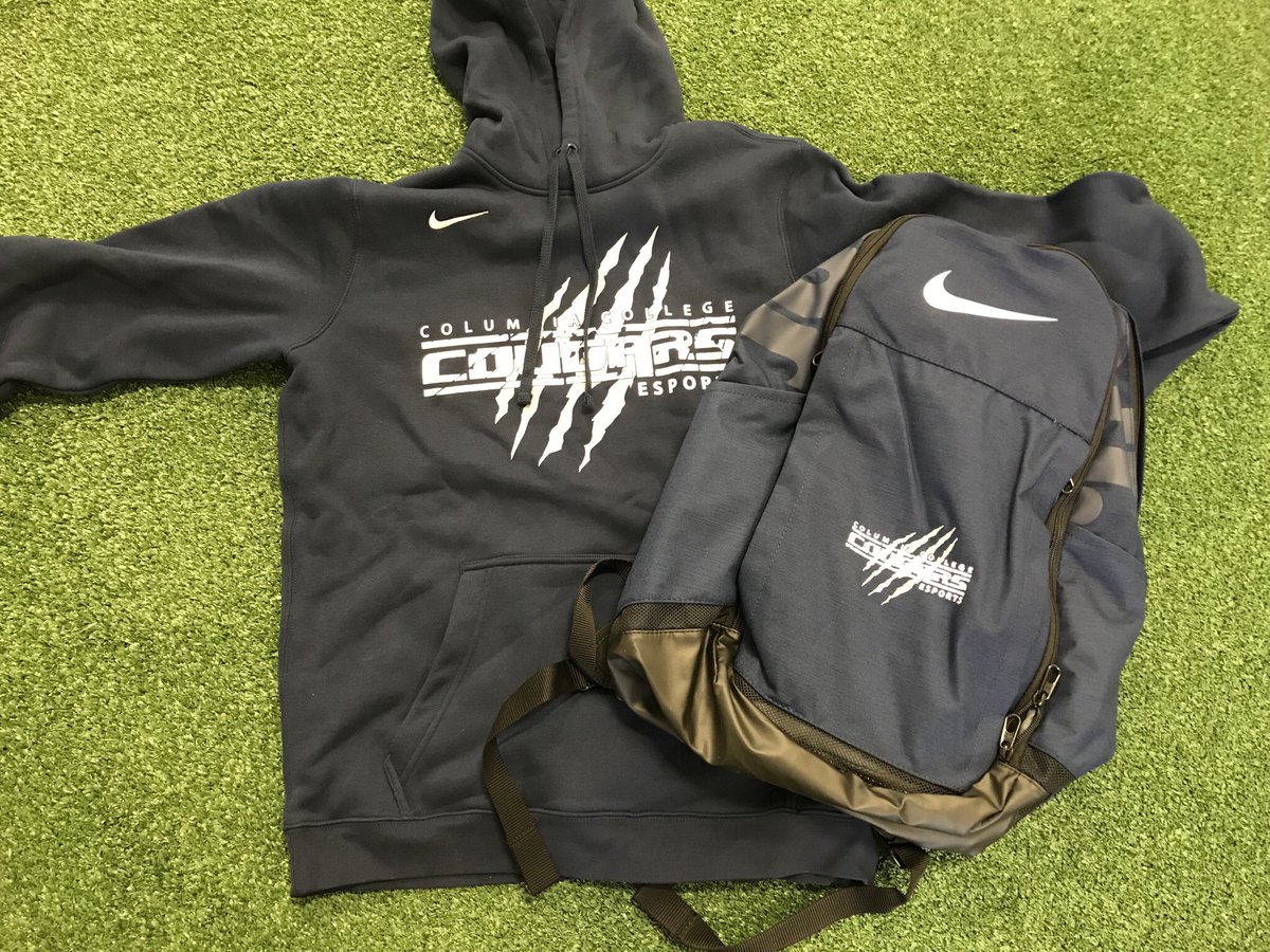 We are celebrating our victory that clinched our spot in the <a href="/riotgames/">Riot Games</a> @collegelol finals with a GIVEAWAY! Like and retweet this tweet and follow our account for your chance to win a Cougar esports backpack and hoody!