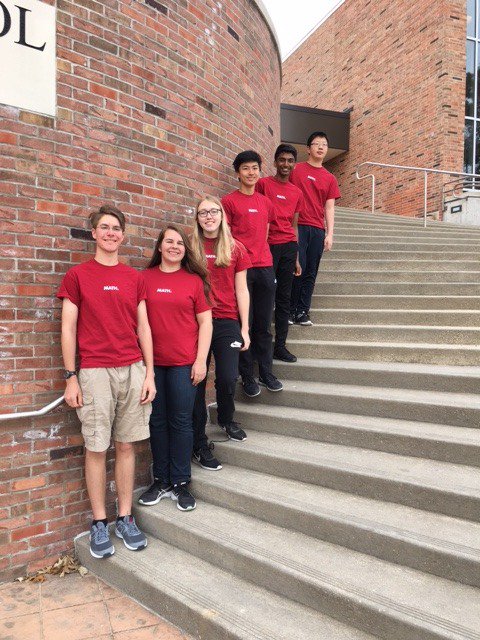 JCSD_MathClub's tweet image. Proud of these JHS Mathletes who competed in the State Math Competition at Iowa City West HS this past weekend.  Owen Smith, Marianne Aldrich, Hannah DeBruin, Chris Yao, Aditya Somisetty, and Matthew Ding.  #MATH.