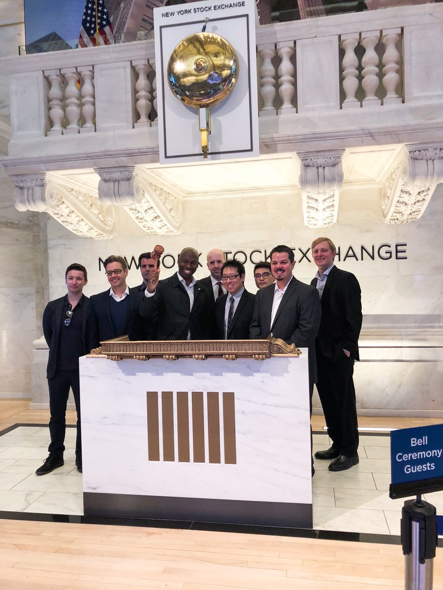 Excellion's tweet photo. Cryptocurrency exchange execs touring the @NYSE trading floor! #Crypto #WallStreet https://t.co/oSjuUeorGA