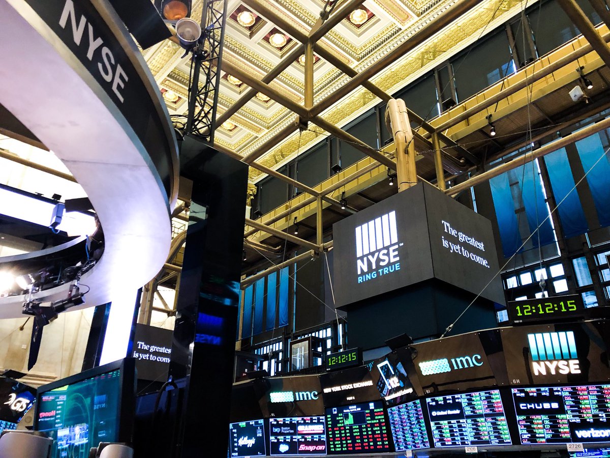 Excellion's tweet photo. Cryptocurrency exchange execs touring the @NYSE trading floor! #Crypto #WallStreet https://t.co/oSjuUeorGA