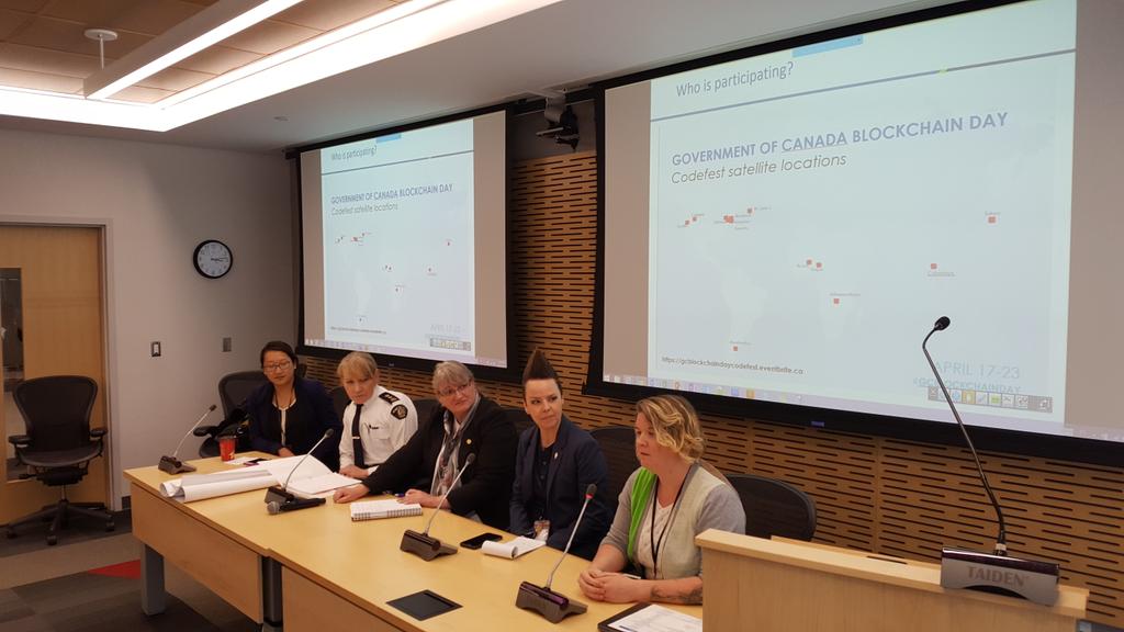 troymacfarlane's tweet photo. #GCBlockchainDay Codefest #GC Champions and submissions
@valremix @britthurleyott @katiewei @rcmpgrcpolice @ISED_CA https://t.co/aS9iEHR8x8