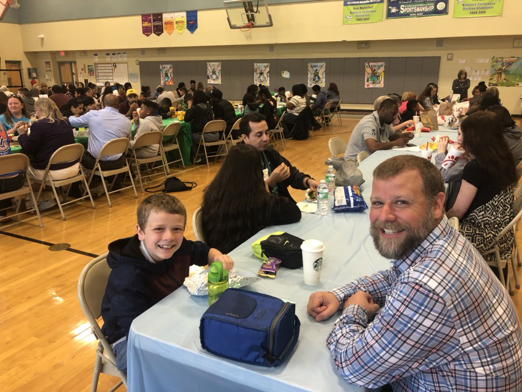 WendellMiddle's tweet photo. Our “You Make the World Go ‘ Round” world 🌍 Parent &amp; Community luncheon was a great success! Thanks to everyone who came out to engage in food, fellowship, and feedback on how we can be more #communityresponsive  #wendellhowlout #EWstrong https://t.co/yLLjHQEl3B
