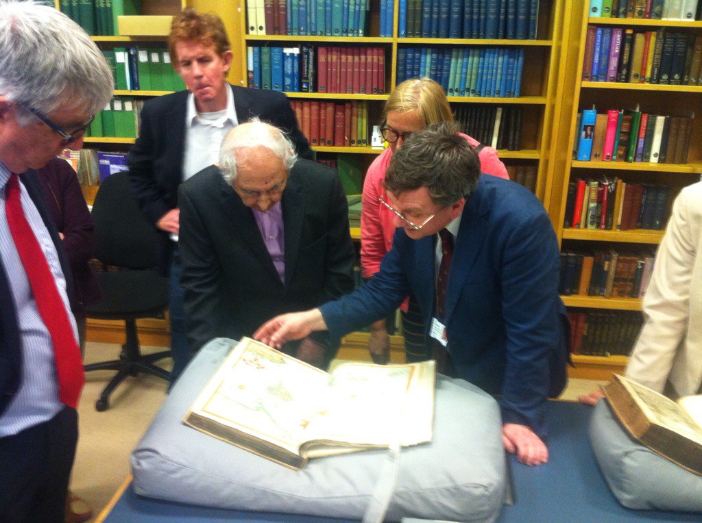 TimBryars's tweet photo. Great viewing some of the 'little known &amp; under-researched' cartographic treasures @lampallib #JBHarleyTrustAppeal https://t.co/5rFSn6WBbX