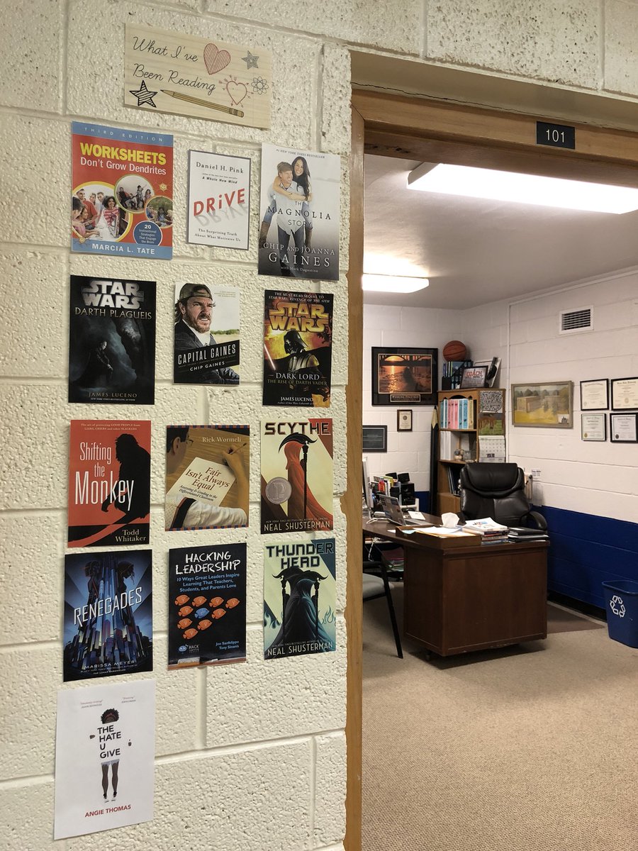 NKleinmeyer's tweet photo. My reading list for the school year is getting bigger. #PrincipalsRead https://t.co/US611k45sc