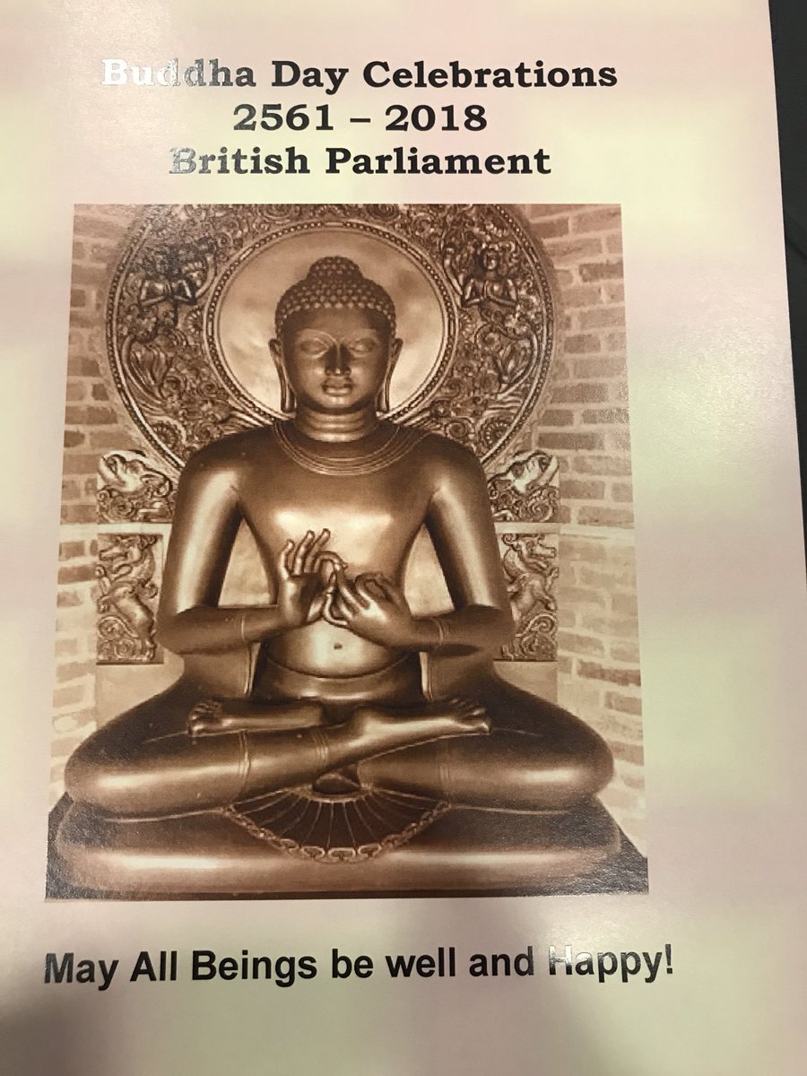 Honoured to be able to host the first ever #BuddhaDay celebrations in <a href="/HouseofCommons/">UK House of Commons</a> this evening with a packed Committee Room. Thanks to all the team for organising this event <a href="/ajanthate/">Ajantha Tennakoon</a>