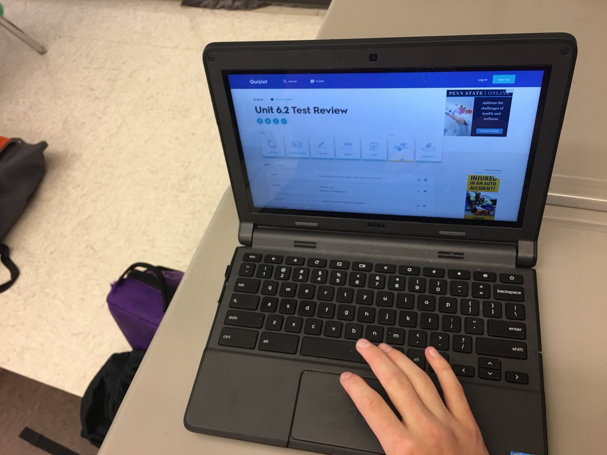 wlcjgreiner's tweet photo. Studying with Quizlet #WilsonRocksIT #unlockingITtogether https://t.co/d3XSDP19F3