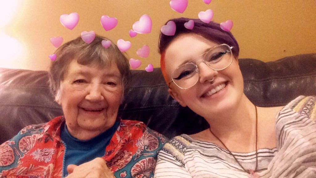 DarbyAileen's tweet photo. spent the day w/ my gram ☀️ https://t.co/umqOVotHFl