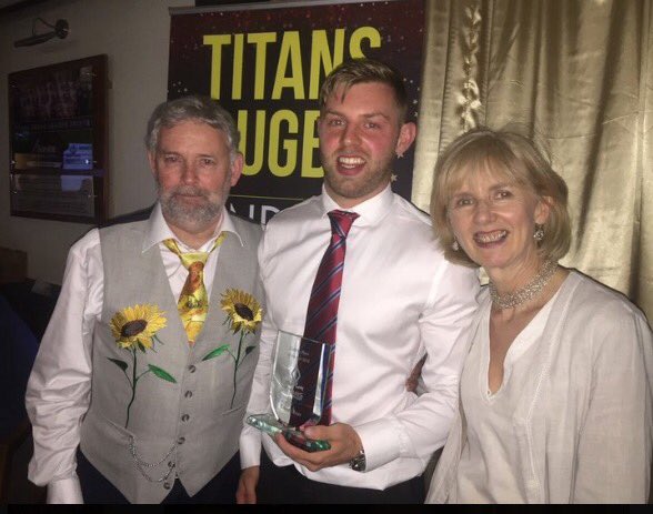 CaolanRyan's tweet photo. Very proud to win Coaches Player of the Year. Made even more special by being able to share the evening with my two greatest influences in my career, my amazing parents. https://t.co/LhnmK9Wdw1