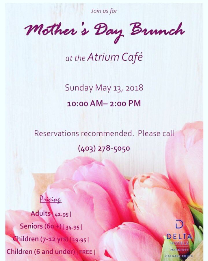 Join us for Mother’s Day brunch! #calgary #yyc #brunch #calgarybrunch