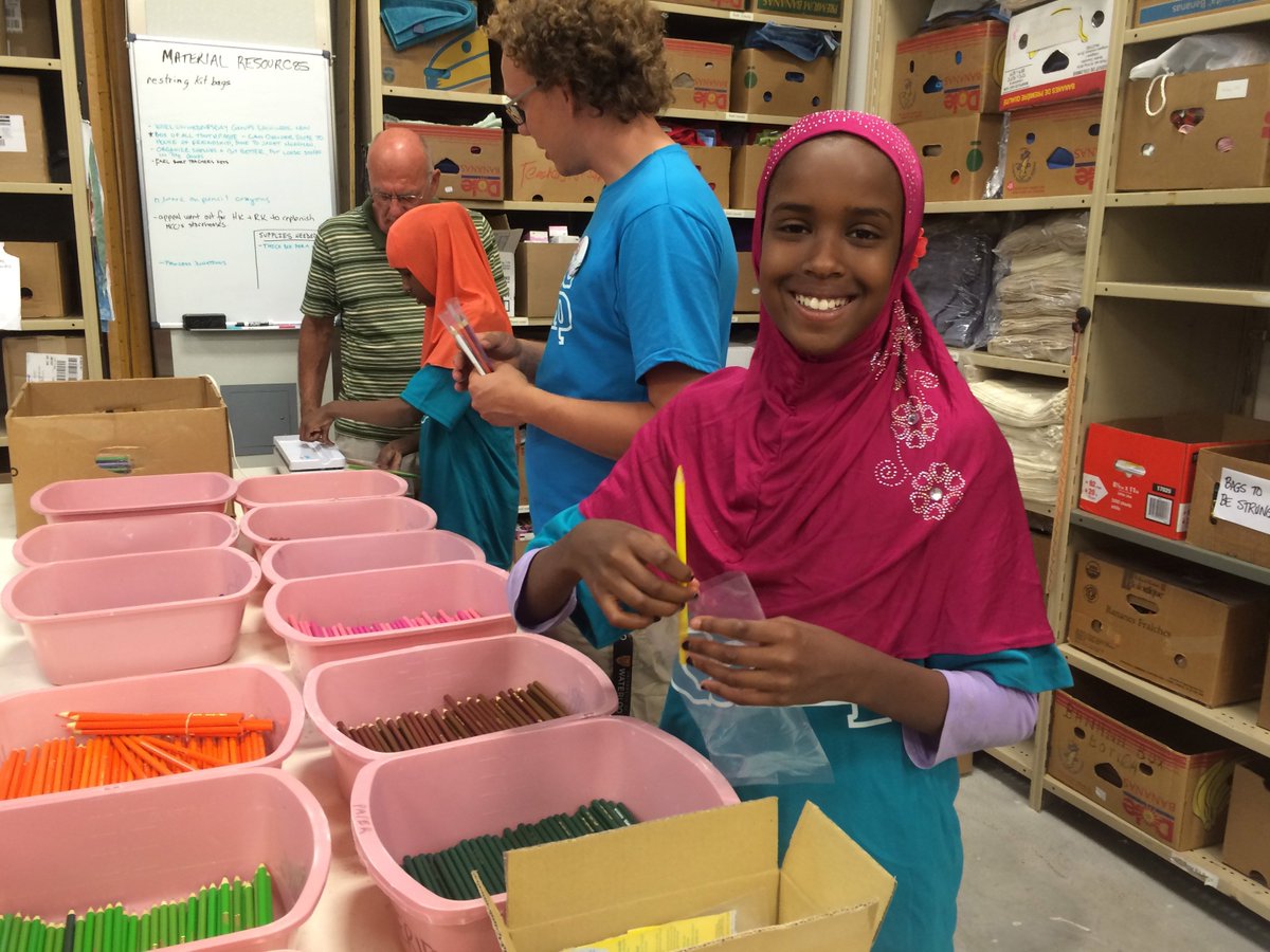 At Peace Camp, our campers take field trips to so many awesome places in the community to learn about peace. Last year, campers visited the Ten Thousand Villages warehouse!