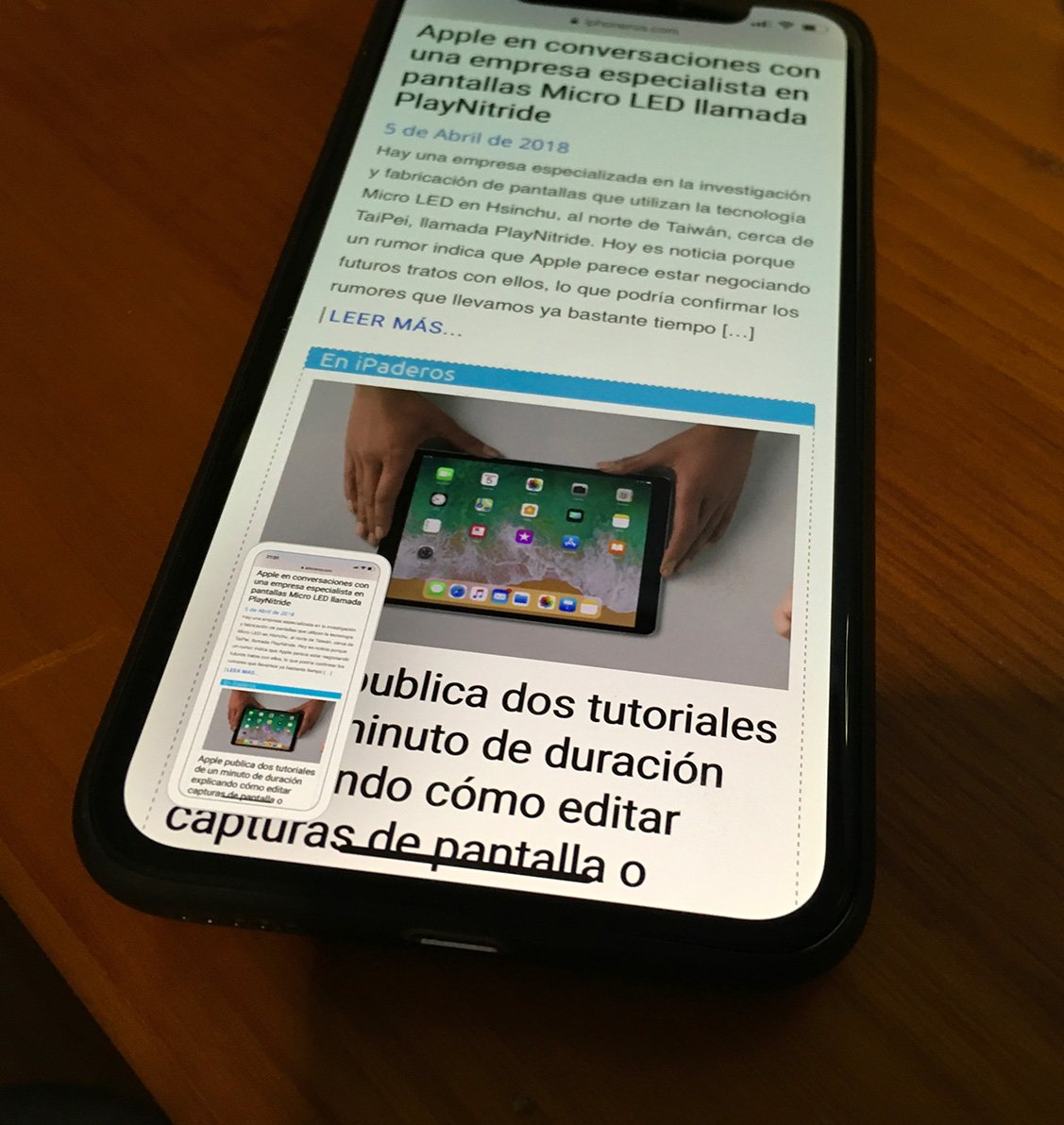 iphoneros's tweet photo. Recordando: Cómo aprovechar el nuevo sistema de capturas de pantalla sin malgastar espacio de almacenamiento en tu iPhone https://t.co/DdiPhiYuJx https://t.co/NTiJVGSvR9