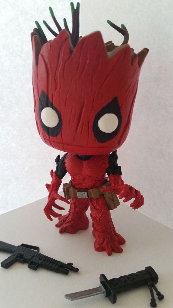 OddNMacabre's tweet photo. Hey @VancityReynolds - we need #DeadPool to team up with #BabyGroot! 

👉We need #GrootPool! https://t.co/V8SWRHkHjQ