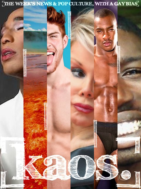 kaospheric's tweet photo. From the archive | THE KAOS THEORY Issue 188 https://t.co/3m8cnfrV8B #LGBT #GayTwitter #LGBTyouth #Resist #Sylvester #DoctorWho #JoanRivers #FlyYoungRed #CakesDaKilla #Flavaworks #TysonTyler #MarcWilliams #DiegoLauzen #KrisEvans #MichaelSam https://t.co/gKDosuxos6