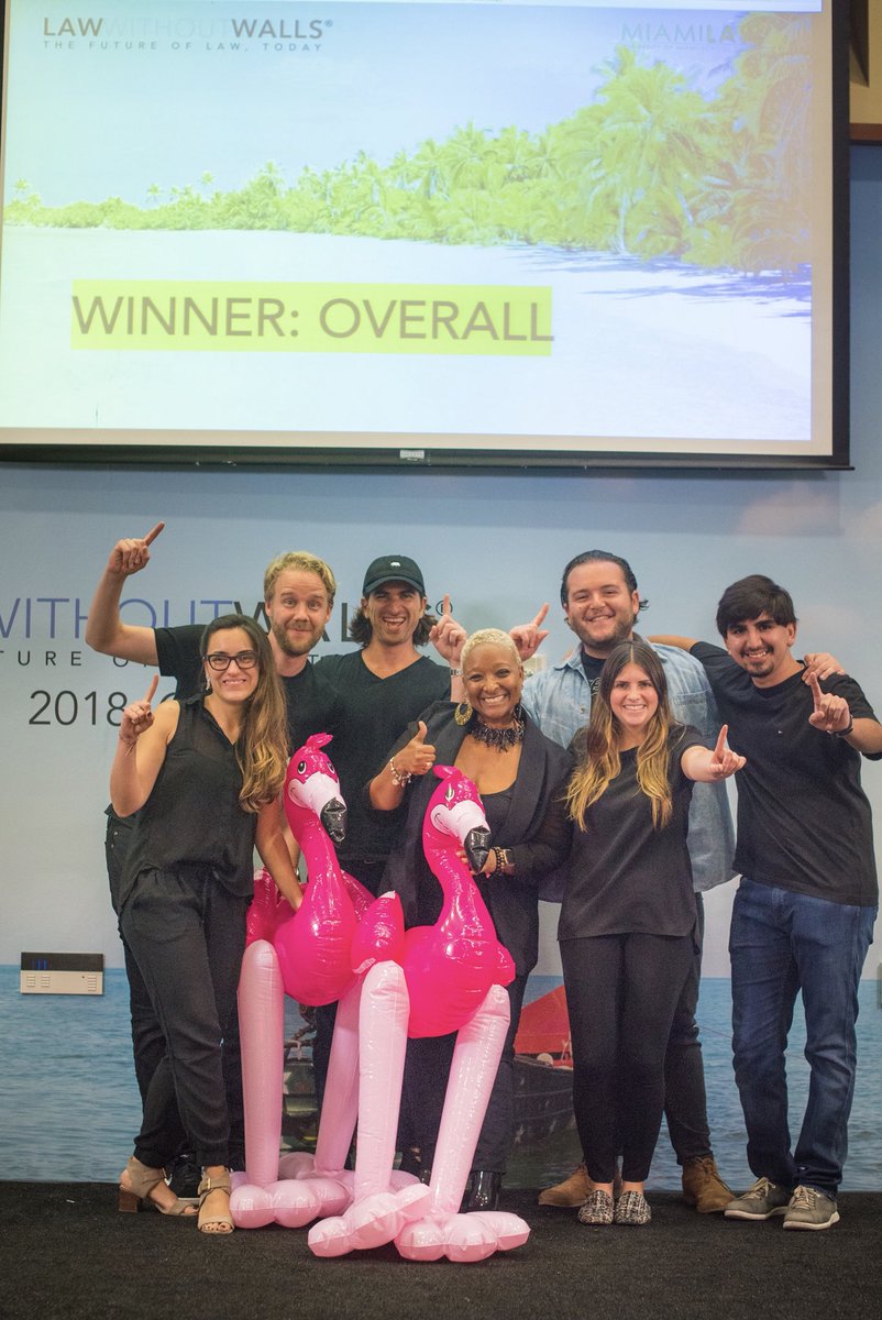 narineweldon's tweet photo. Beyond proud of @rytmoslive and team @Spotify for winning best overall project at #LWOW2018. The competition was fierce but this team of lawyers and students from Chile, Colombia, Sweden, and the US rocked! https://t.co/mK53moCNYr