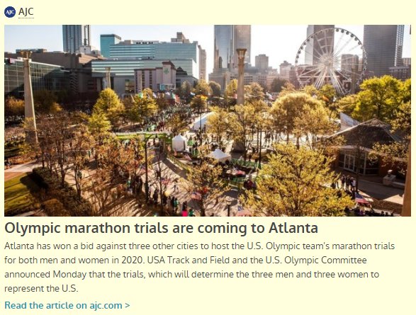 letsrundotcom's tweet photo. 2020 US Olympic Marathon Trials will be in Atlanta on March 1, 2020. 678 days to go!! https://t.co/JaCFP6Bl2R https://t.co/wZpultSeY8