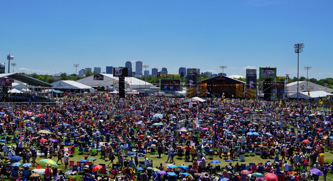 VisitNewOrleans's tweet photo. The fanfare starts now: @jazzfest starts this week! #OneTimeInNOLA https://t.co/KzjgB7R1GB