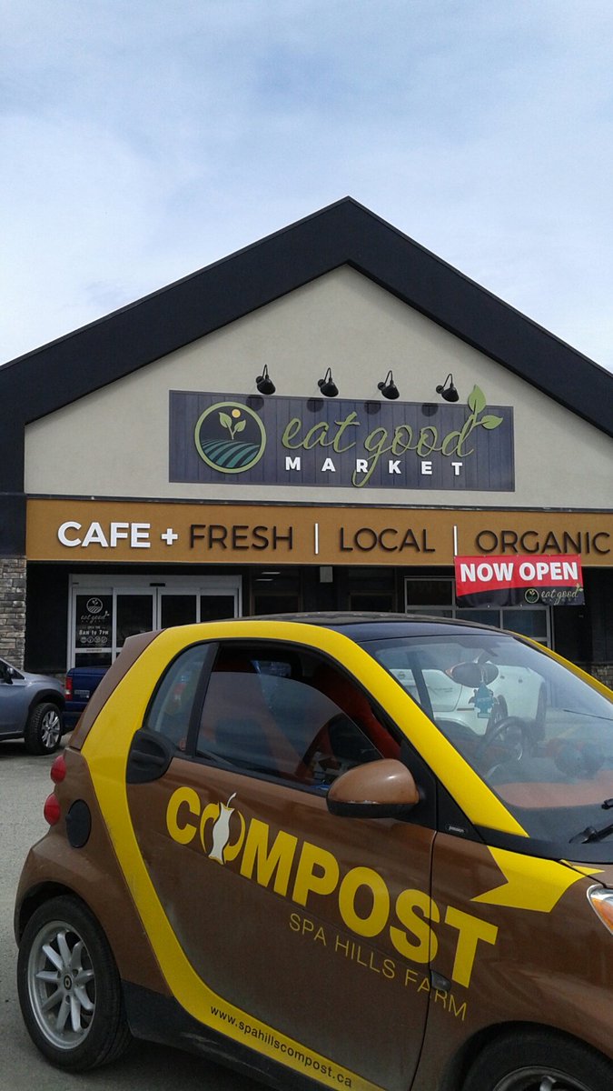 spahillscompost's tweet photo. A big welcome to Eat Good Market who just opened in #vernonbc and got off on the right foot by #composting #market #groceries #cafe #fresh #local #organic https://t.co/FcD3wTATjV