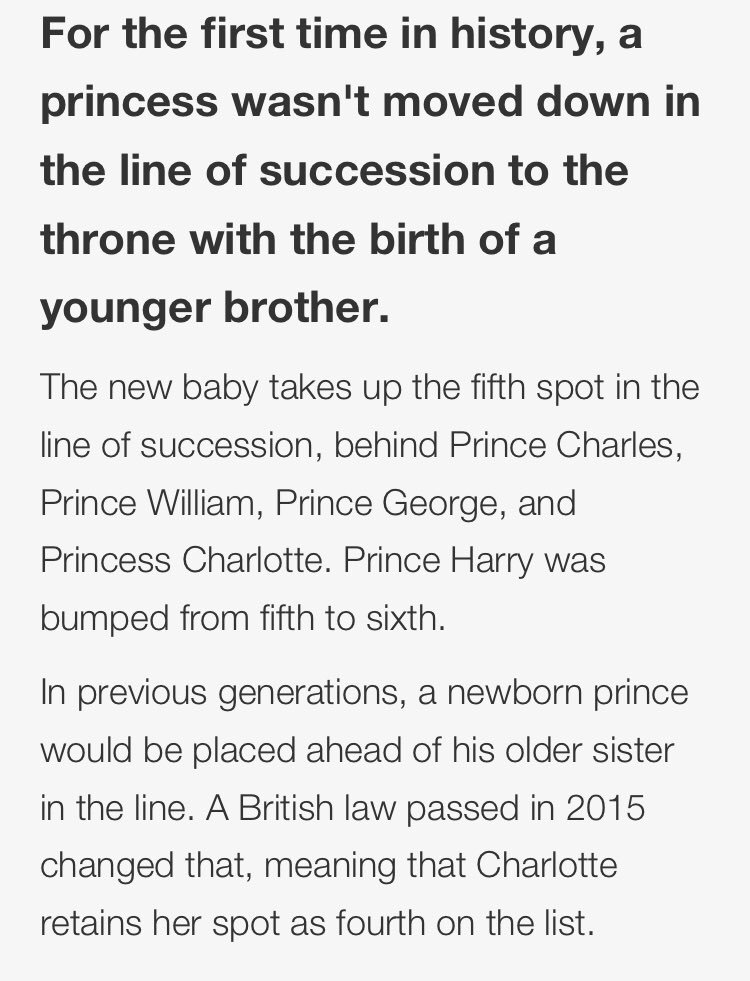 DuffNation_edu's tweet photo. Congrats Prince William & Princesss Kate on your third child!!! Also history is being made as Princess Charlotte is the first princess who wasn’t moved down in the line of succession due to the birth of a younger brother. #royalbaby #changinglaws https://t.co/XluJCAPB8Y