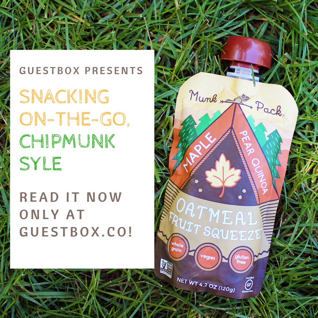 Ready to find out more about <a href="/MunkPack/">Munk Pack</a> ? The GuestBox Team spoke with Co-founders Michelle Leutzinger and Tobias Glienke to find out what differentiates their vegan, gluten-free product!! Read it here and now, only at GuestBox!  ow.ly/jCCf50haado