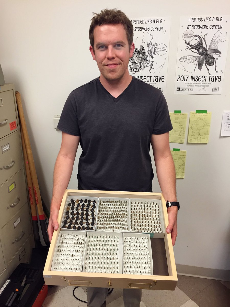 InsectFair's tweet image. Jake (@UCRentomology) does research on native #bees and how they interact with flowering #plants in agricultural areas. Want to learn more about these important wild pollinators? Come to our Insect Fair in Downtown Riverside this Saturday, April 28!  #UCR #weekend #insects #bugs