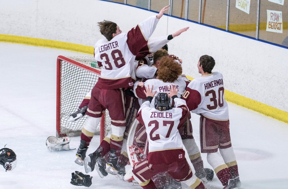 Viewmonthockey's tweet photo. It is time to celebrate the 2017-18 season with a party! The Centerville Megaplex theater will be showing the VHS Hockey movie, Wednesday April 25th, at 7:30pm. IT IS FREE! Come party with us, and remember a great year! #2018StateChamps https://t.co/87rJeeCX4V