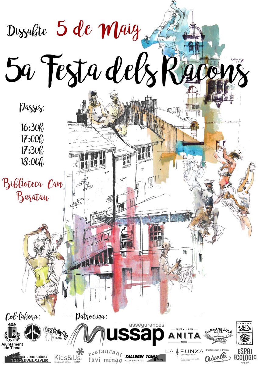 FestaDelsRacons's tweet photo. Gràcies a tots aquells que feu possible la #FestadelsRacons !!! @Aj_Tiana @AEiGRogerDeFlor @Mussap @Optica_LaPunxa @FilateliaTrafal @kidsandus_tiana #descorxatstiana #restaurantavimingo #tallerestiana #queviuresanita #espaiecologic #fornaixela #fornsola #centreveterinaritiana https://t.co/GCAmUYnH1g