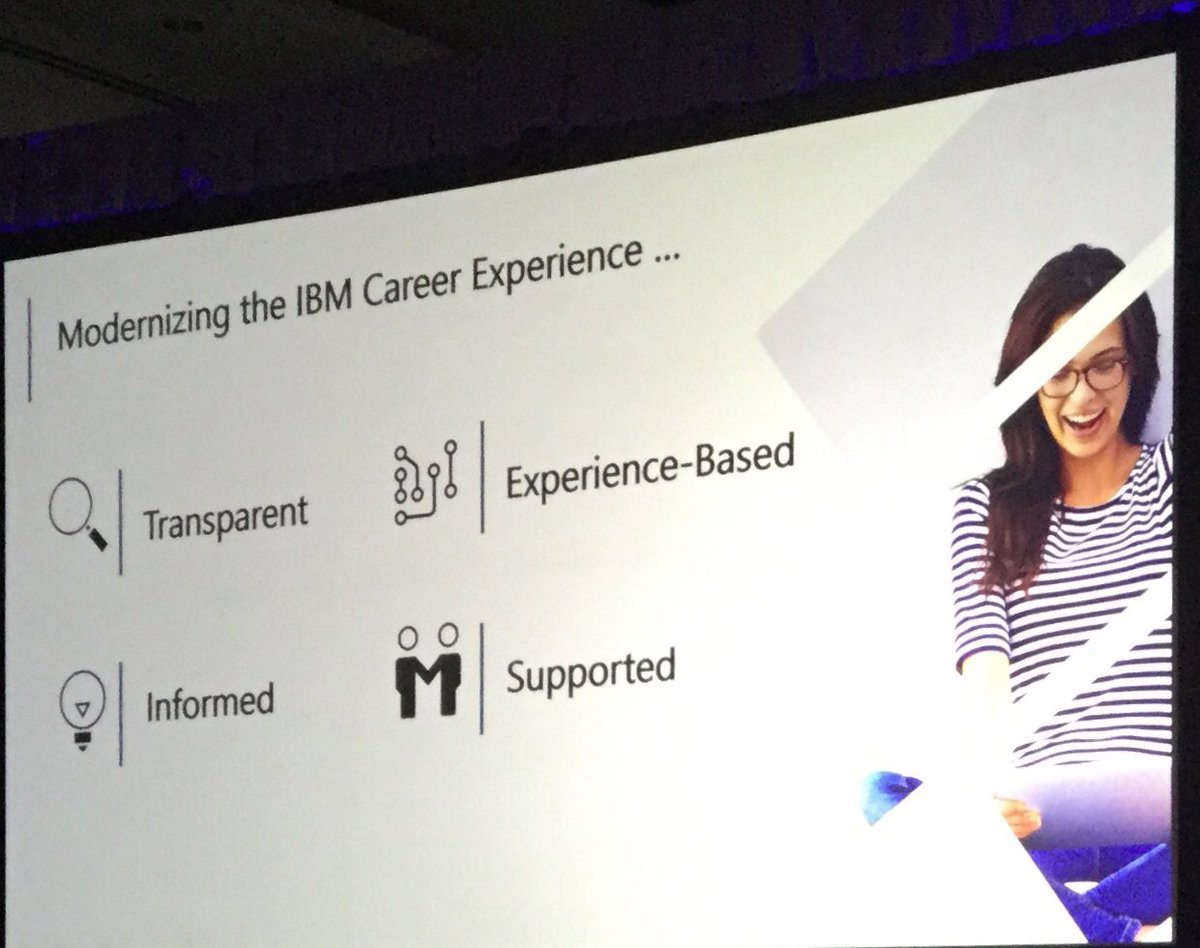 Tanya Moore, IBM Careers, @HRPS Annual Conference, discussing modernizing #career experience.