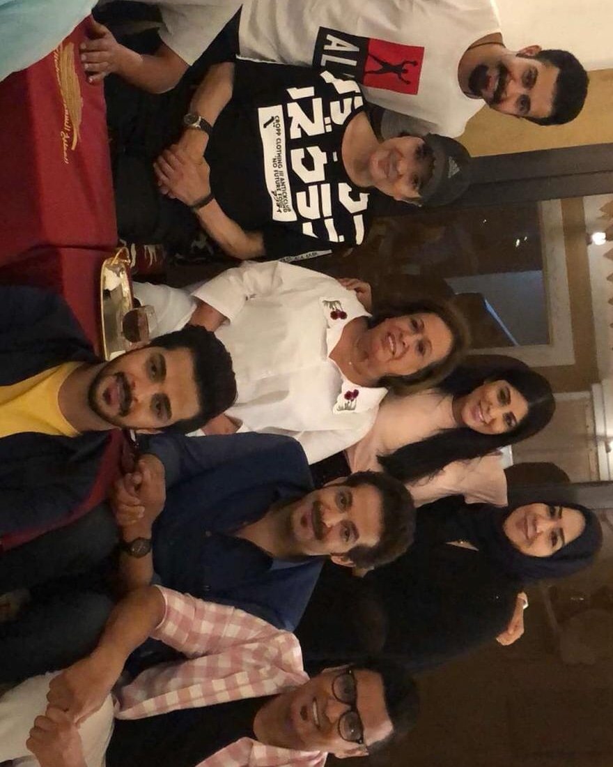 SaudiKitchen's tweet image. الفنانة القديرة حياة الفهد وخالد سامي وماجد مطرب وزارا البلوشي وخالد الراجح بالمطبخ السعودي