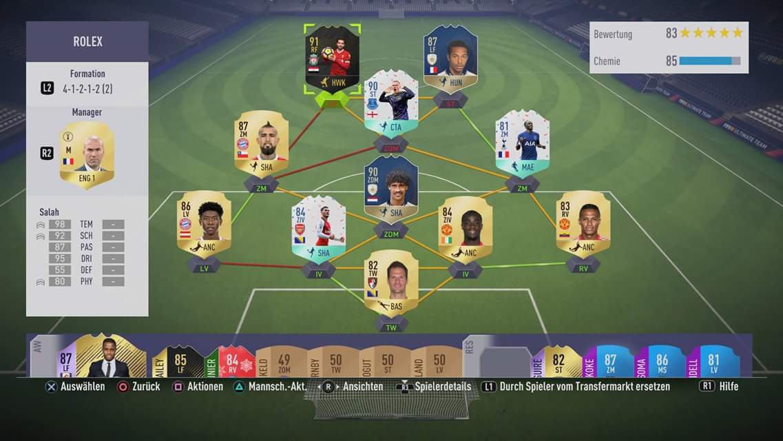 RolexAMK's tweet photo. #sheeshteam @sheeshTUBE 
Yoo das ist mein Team und ich bedank mich schonmal im Voraus für Verbesserungen. 
Untrade sind: Valencia, Rijkaard, Salah und Rooney
Budget: 150k https://t.co/2HL1tDHPVW