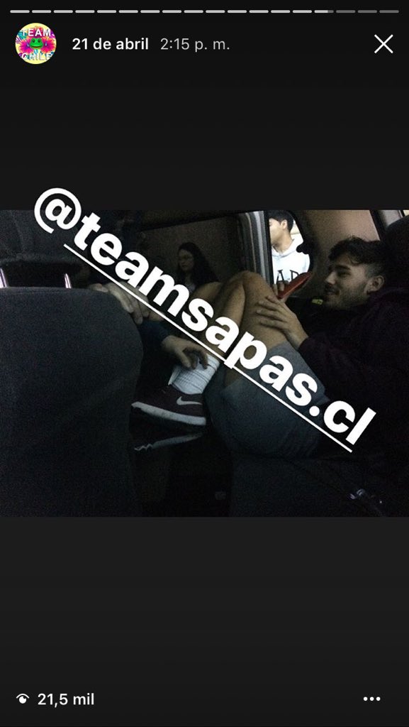 teamsapas_cl's tweet photo. @awwhitesides NO ESTABA DURMIENDO, SE HABÍA SUBIDO RECIÉN AL AUTO!🤦🏼‍♀️ SALTÓ LEJOS EL MANÍ https://t.co/RjBXnDqxFF