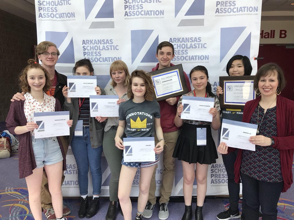 faylitmag's tweet photo. I’m so proud of our members for winning two 1st Place (Kalyn: Senior and Morgan Heflin: Junior), two 2nd Place, and one 3rd Place On-site Competition awards. We’re especially proud of Jeremia Lo (junior) being awarded the Literary Magazine Writer of the year Award. #litmag#FHSfam https://t.co/LGVeWZtmSw