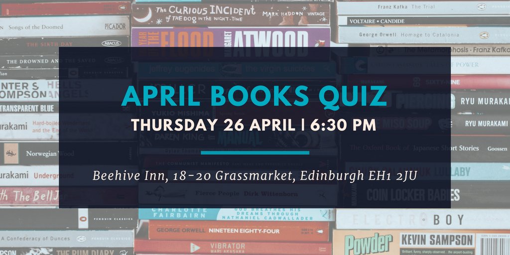 SYPScotland's tweet photo. Happy #WorldBookNight! What better way to celebrate than by getting your ticket to our Book Quiz this Thursday? https://t.co/yuR6YkUElg https://t.co/oNpjuV1n8m