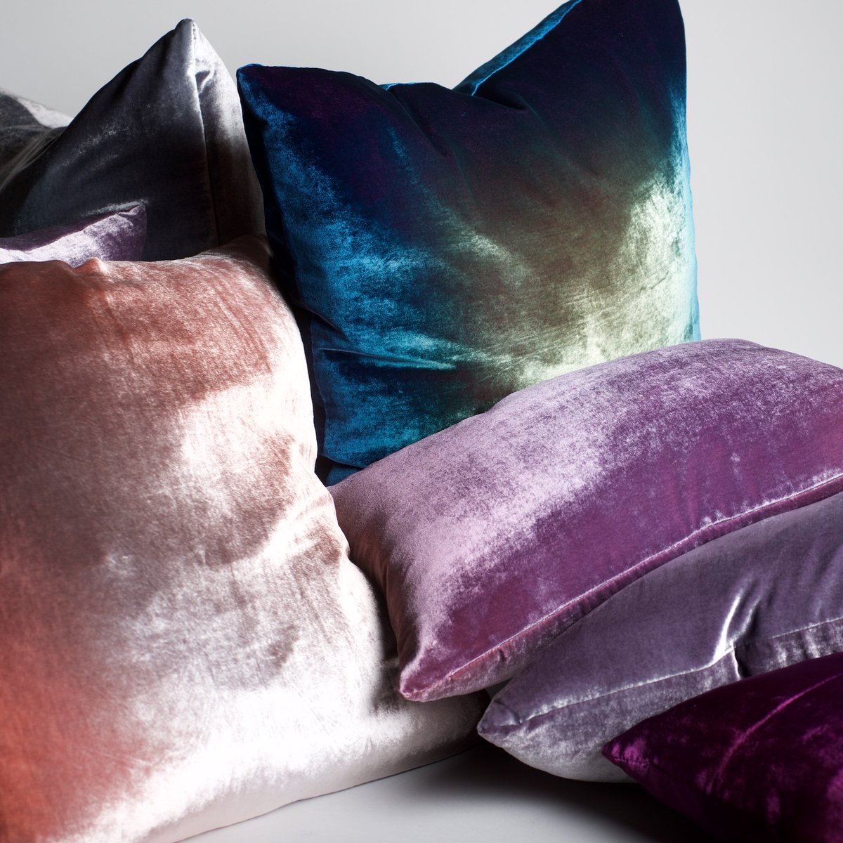 silk velvet pillows