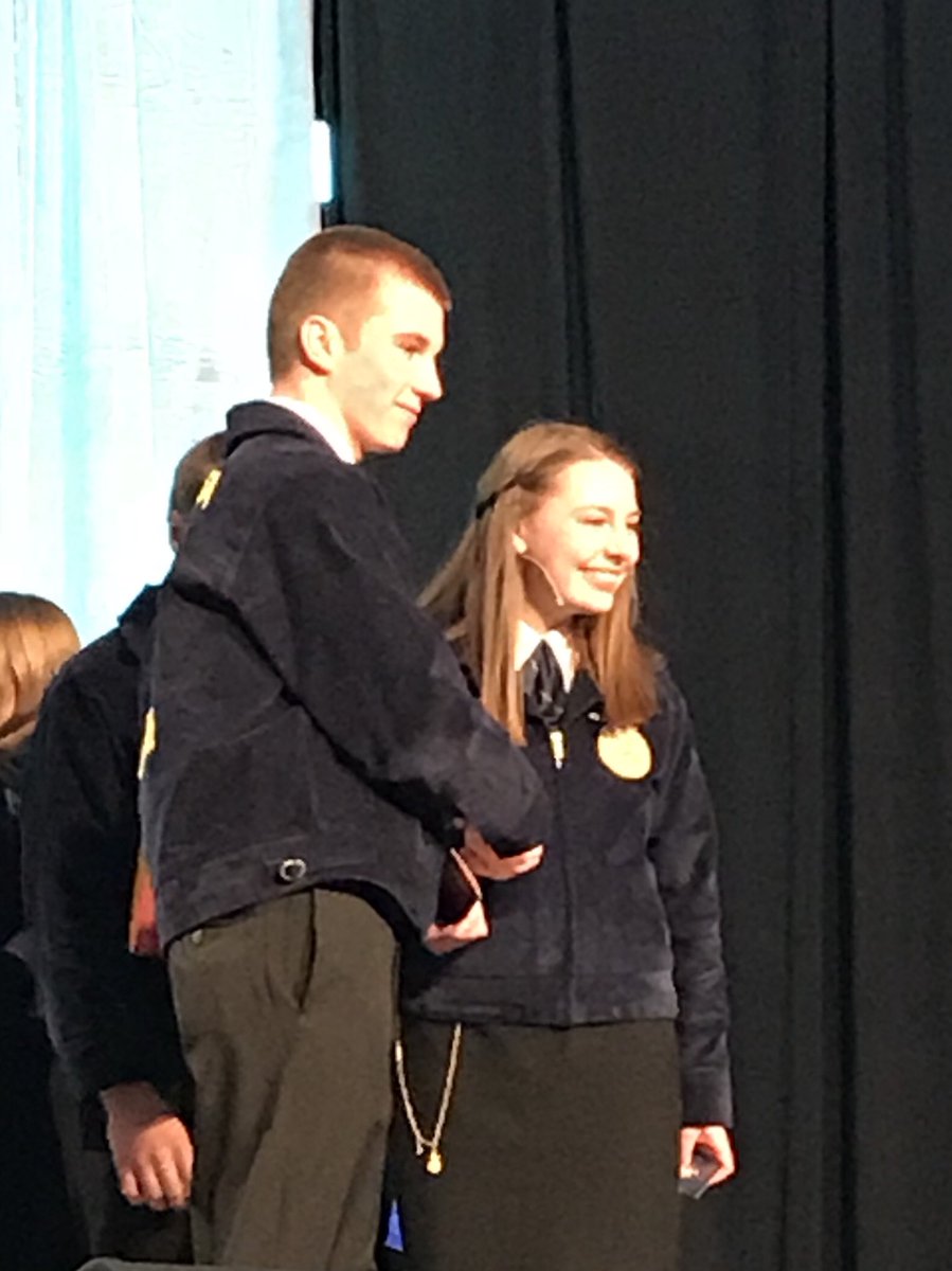 GoodhueFFA's tweet photo. Congrats to Jay Dicke and Justin Thomforde for receiving their State Degree @MNFFA 89th State Convention! #goodhueffa #goodhueschool #FFAGoBeyond #TeachAg https://t.co/lWqVmg07tw