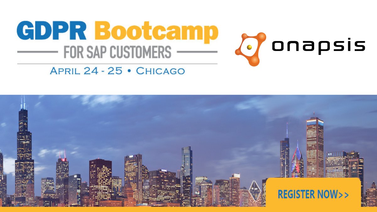 onapsis's tweet image. bit.ly/2FaSKtC Register for this great opportunity to drill down into #GDPR - Understand how your SAP systems will be affected and what steps you should be taking now #sapcompliance #compliance #SAP