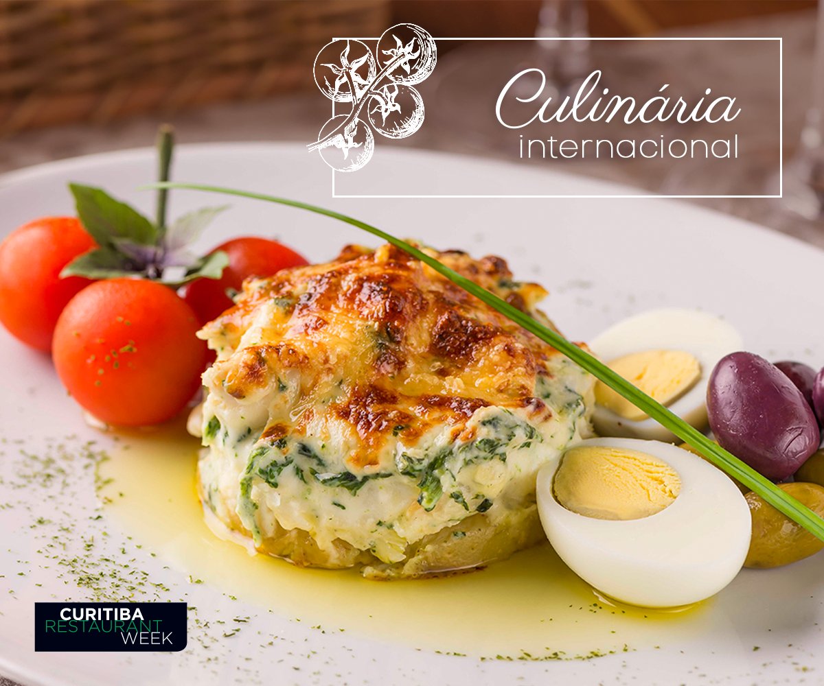 O Restaurante Armazém Santo Antônio, veterano na RW de CWB, está participando no período do jantar, com um prato incrível! Confira os menus e restaurantes participantes desta edição: goo.gl/8E5es Prato: Bacalhau Gratinado com Espinafre|Foto: Rodrigo Pierrot