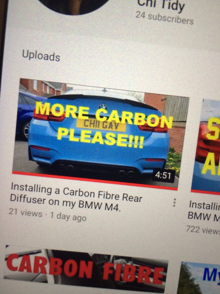 TidyChi's tweet photo. I uploaded a new video on YouTube yesterday, check it out! Please follow the link in my bio.
#BMW #M4 #CarbonFibre #BMWF82 #BMWF83 #BimmerGirl #Bimmer #Carbon #MPerformance https://t.co/rPuB1kPXbm