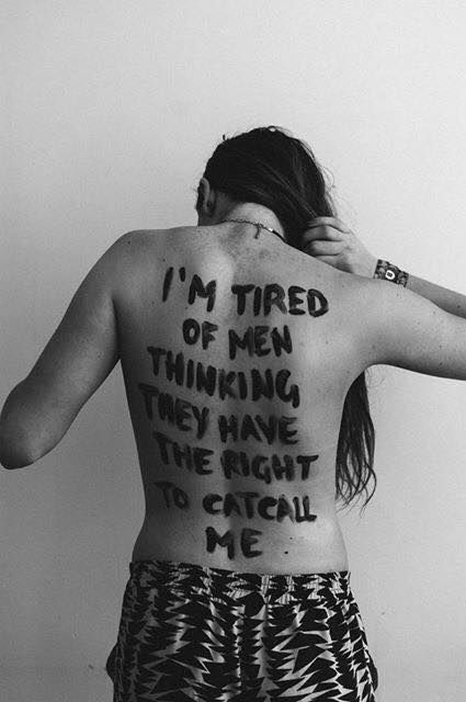 sydneysetree's tweet photo. With our Activism/Research Projects on the brain, I found this powerful photo campaign that connects to some of our conversations in class about gendered power differentials, importance of inclusive language, and the sexualization of women's bodies. #CCiFeminism https://t.co/92z7sZeIXh