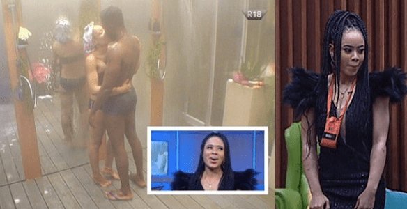 EkoVibe's tweet photo. Nina's face during makeout session with Miracle #BBNaija https://t.co/gUksbWF9y2