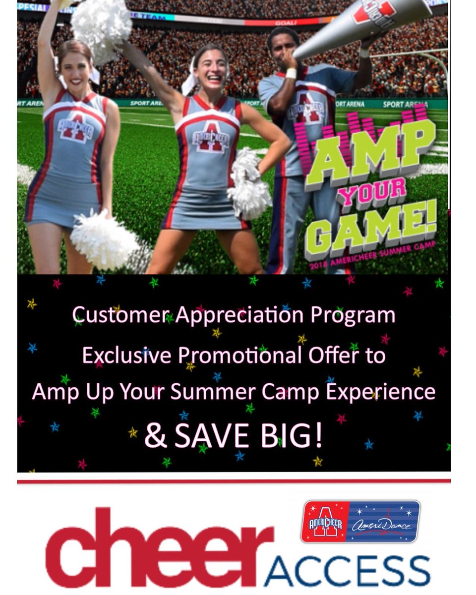 AccessCheer's tweet photo. 📣COACHES📣 Check It Out! *Premier Member* AmeriCheer Family of Brands has an EXCLUSIVE Promo Offer for https://t.co/F30WUsL4nF members! Visit CHEERACCESS to reveal the Promo Code! Not yet a member? Registration is Fast & FREE! #StreamlineYourTime @AmeriCheer87 @AmeriDance https://t.co/TpCw2KKAwu
