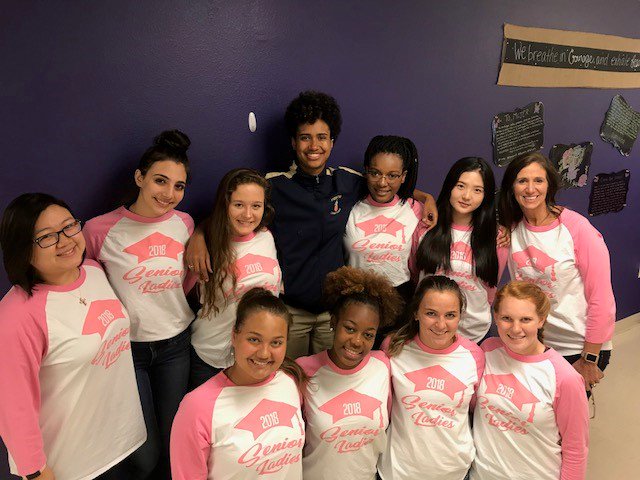 HubbardHouse's tweet photo. A special shout-out to the senior ladies of #UniversityChristianSchool who found a special way to serve survivors! They came to #HHJAX Outreach. The cleaned every corner. They left the place shiny. WE. LOVE. SHINY. Thank you, seniorsm for a job well done! https://t.co/PqCEDnmrS7