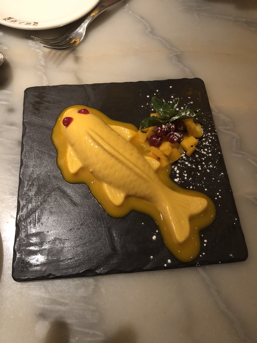 This is the best Mango pudding I have ever had!! #ChinaTang #TheDorchester #London