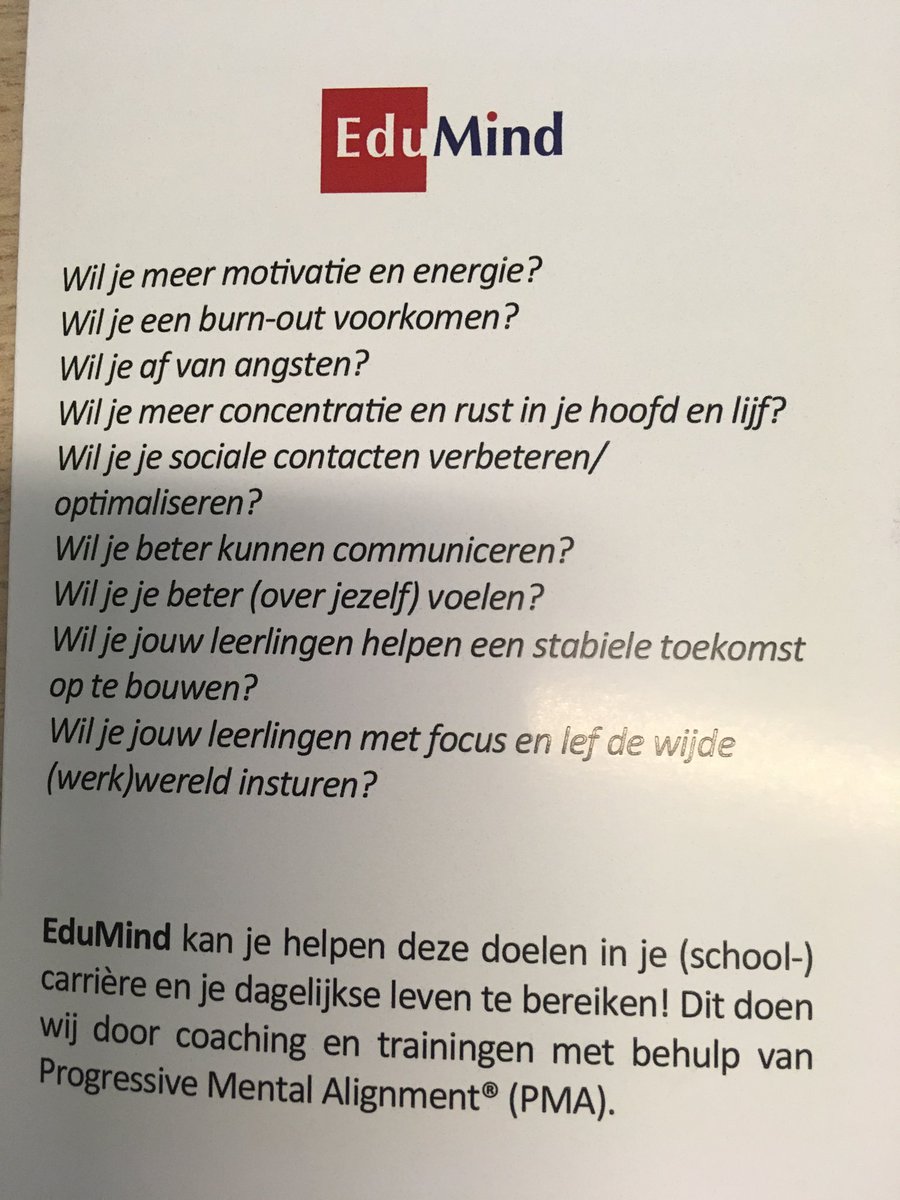 Geslaagde thema-bijeenkomst hoe het brein werkt #pma  <a href="/MBOUtrecht/">MBO Utrecht</a> <a href="/edumindnl/">Edumind.nl</a> #stagebegeleider <a href="/vsts_volleybal/">VSTS Volleybal</a>