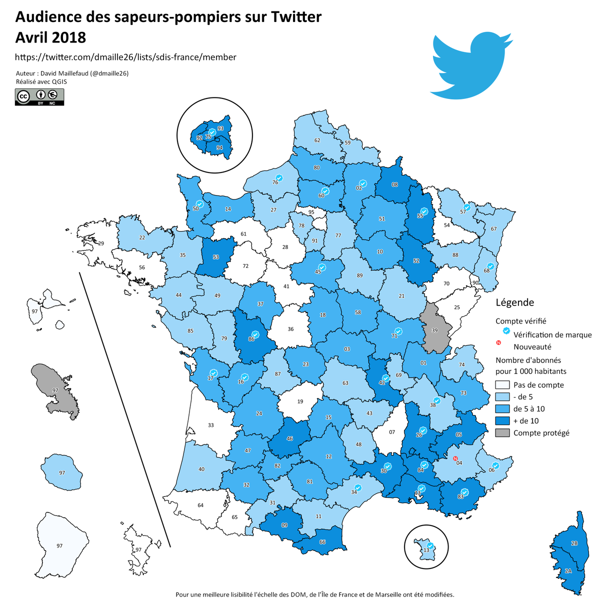 Demain @112_sos ouvre la conférence #EENA2018 au @cankarjevdom à #Ljubljana pour échanger sur #socialmedia #AML #ArtificialIntelligence #mappingAED #PublicWarning avec 
@captain_europe Pour l'occasion, voici l'audience des sapeurs-#pompiers sur les réseaux sociaux.