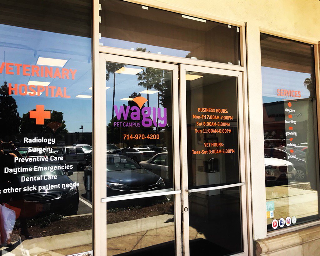 PennyPromos's tweet photo. New store front signage for @wagly_tustin is up! Next is the inside signage. We can’t wait! 💯🙌🏼 #branding #decals https://t.co/jwImA0wwP9