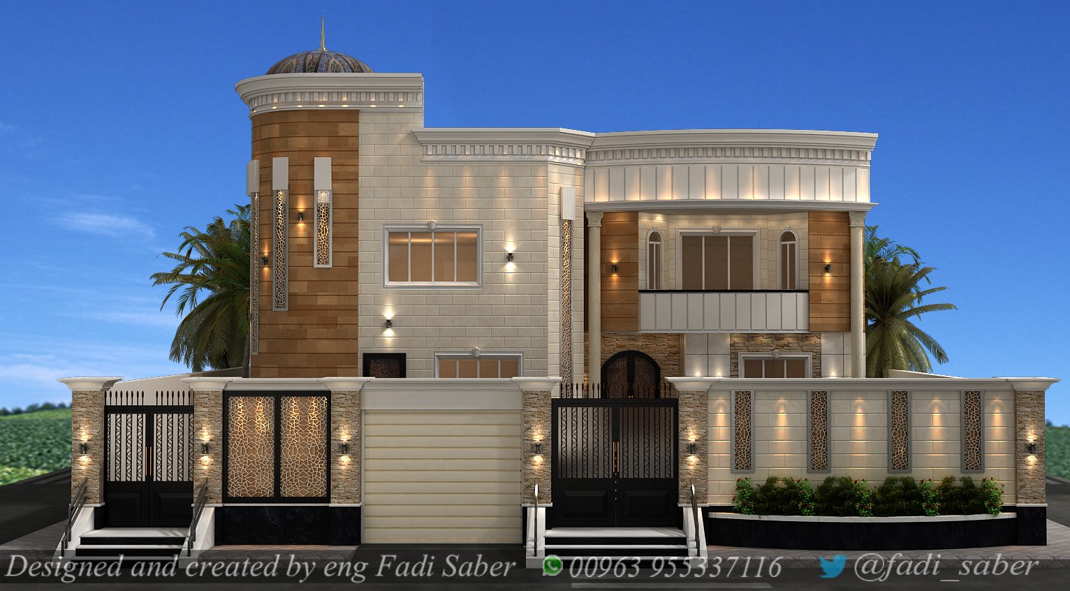تصميم ديكور on Twitter &quot;قبل وبعد التصميم و التنفيذ فلل واجهات