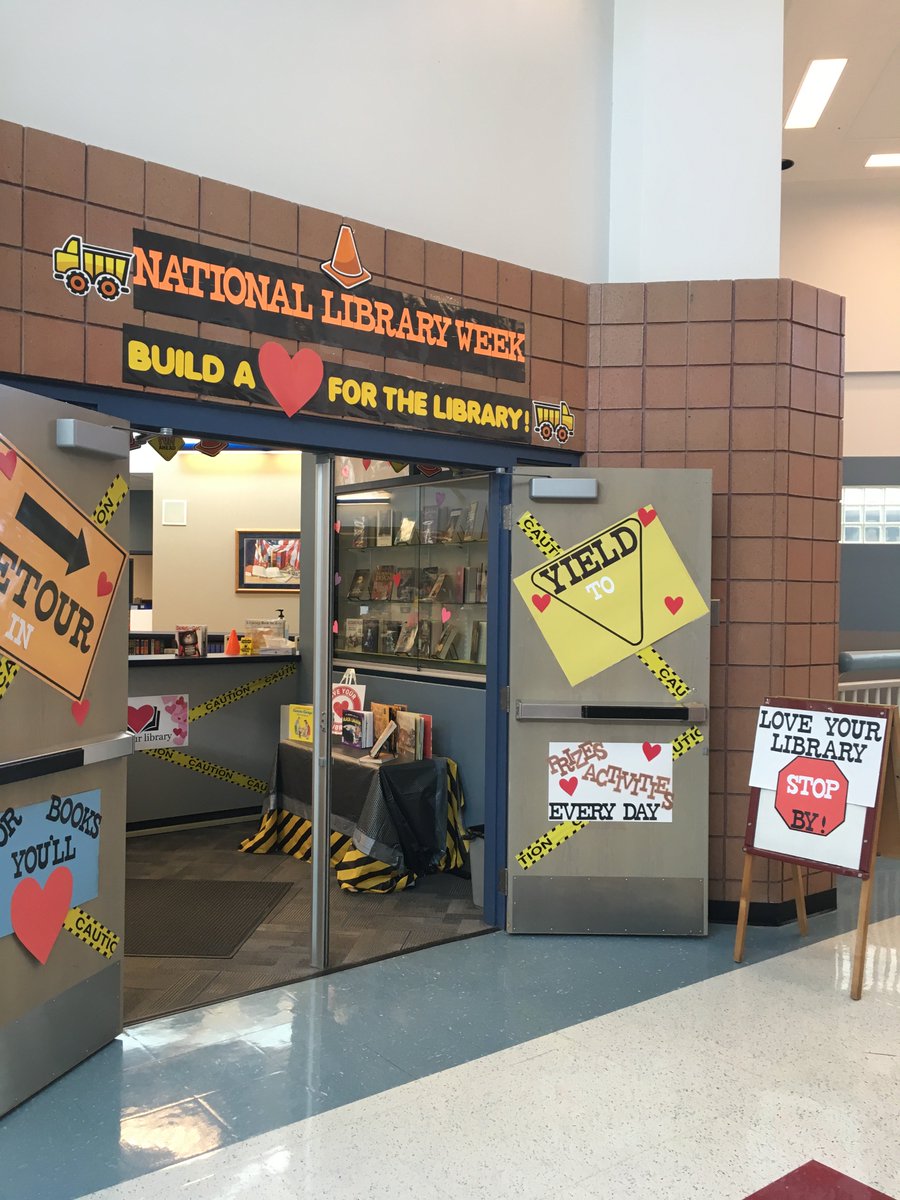 WSDLibraries's tweet photo. National Library Week Celebration at Fremont Library.  "Build a Love for the Library!" #weberlibraries https://t.co/Hwg3pp0Fkv