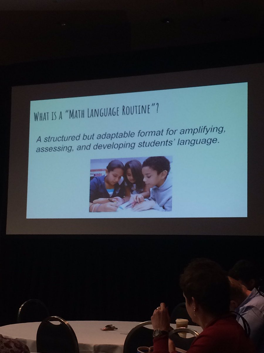 DrMRinehart's tweet photo. Stronger and clearer each time. Working on my #roughdrafttalk to make sense of Math Language Routines with @MrsNewell22 at #NCSM18. How might we revise our thinking over time? How might we improve our definitions by discussing w/ a partner? How do our def/ns become more clear? https://t.co/0ERz6yCA2Y