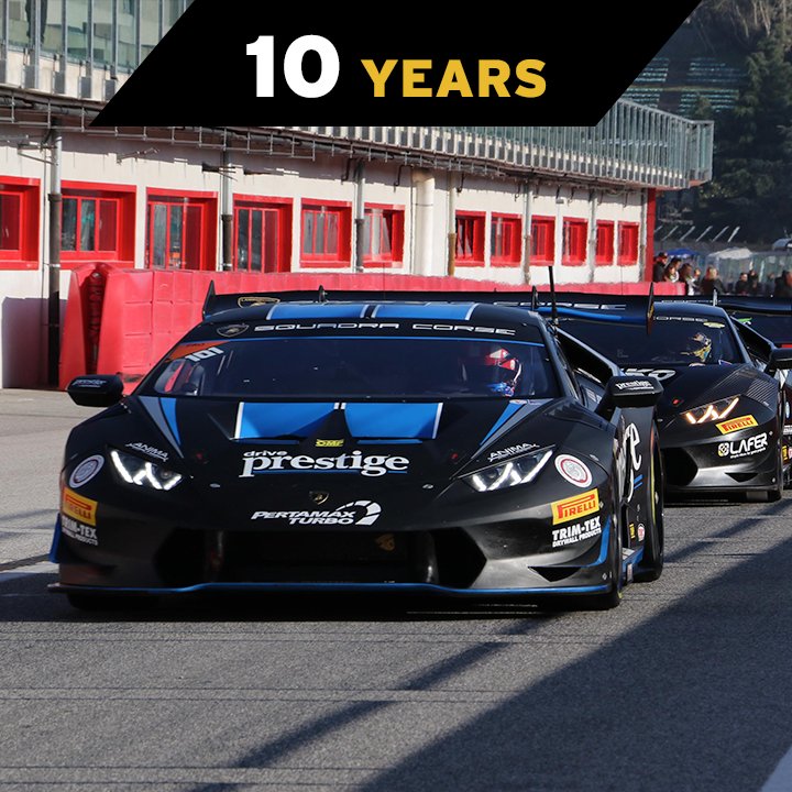 PrestigePerfCtr's tweet photo. Congratulations are in order for Lamborghini Squadra Corse! 10 years of #SuperTrofeo. We're glad to be a part of this historic milestone and are looking forward at what's to come.
#PrestigePerfCtr #PrestigePerformance #Lamborghini #LamborghiniSC #SuperTrofeo #10years #decade https://t.co/35g2kJoLoC